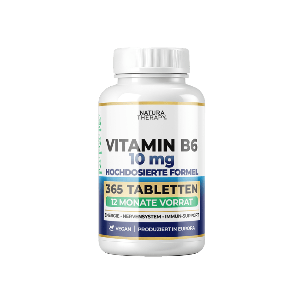 Vitamin B6 - (365 таблетки) – ашваганда | NaturaTherapy – натурални добавки от България