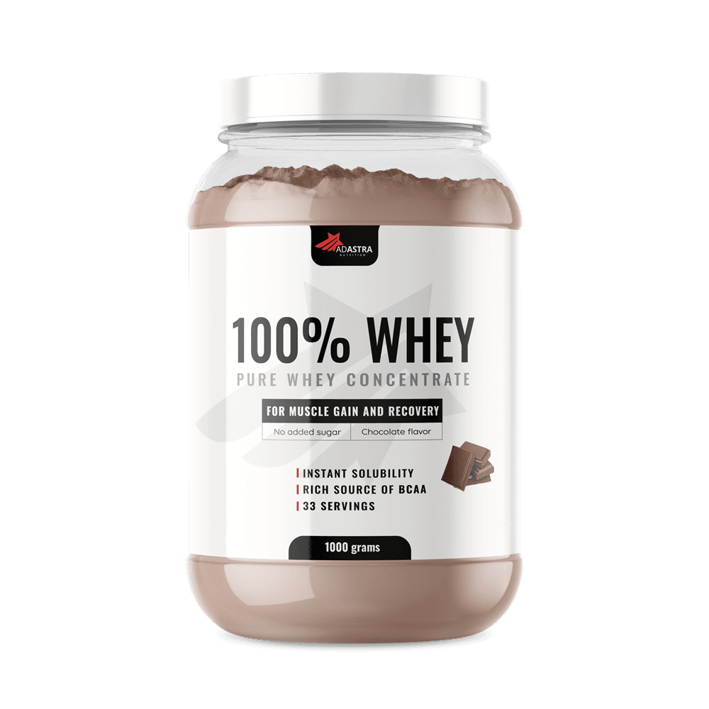 100% WHEY Protein, 1000g - с вкус на шоколад – 100% | NaturaTherapy – натурални добавки от България