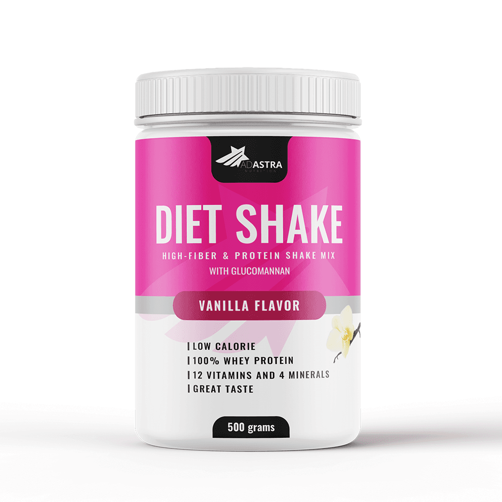 Diet Shake с вкус на ванилия,заместител на хранене за регулиране на теглото – регулиране | NaturaTherapy – натурални добавки от България